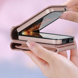 for Galaxy Shockproof with Card Slots Z Flip5 Lanyard Case Scratch-resistant Phone Protector