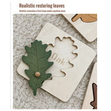 Montessori Tree Puzzle Hand Scratch Board Jigsaw Early Education Cognitive Panel Teaching