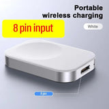 VIKEFON Portable Wireless Apple Watch Magnetic USB Charger For IWatch Series 9 8 7 SE 6 5 4 Fast Charging Station
