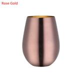 500ML Beer Cup Stainless Steel Cocktail Mugs Milk Drinking Mug Coffee Tumbler Juice Milk Cup Metal Mug For Bar Outdoor Drinkware