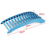 Magic Back Stretcher Lower Massage Support Spine Pain Relief Chiropractic Lumbar stretch calibration device