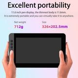 AP1106 LCD Graphics Drawing Tablet Monitor 11.6 Inch Size 1920*1080 Display 8192 Pressure Level Passive Support Windows OS