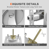 Lock For Bed/Bath Contemporary Privacy Square Pocket Door Hardware