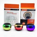 Portable aluminum alloy speaker Car Audio Colorful Wireless Bluetooth Subwoofer High quality Speaker