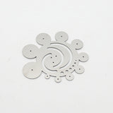 1PCS Rounded Ruler Leather DIY Tool Stainless Steel Template For Handmade Leather Cutting Round Drawing Corner Cutting Ruler