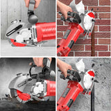 220V electric hine dust-free grooving artifact water and electricity installation wall concrete cutting