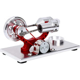 Hot Air Stirling Engine Motor Model Educational Toy Electricity Colorful LED Generator Steam Hobbyer Birthday Gifts