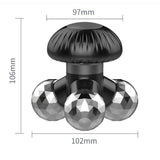 USB battery amphibious vibration triangle waist abdomen back neck massager