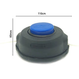 Rubber Trimming Head Grass Head Accessories T25 For Husqvarna T25 M10X1.25Lh Lawn Mower Replace Part