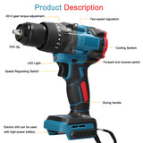 13mm High Torque Brushless Motor Cordless Drill High-power Wireless Rechargeable Hand Drills DIY Electric Power Tools