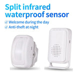 Home Security Wireless Motion Sensor 36 Chime Welcome Alarm Entry Doorbell with Infrared Detector Induction Night Light