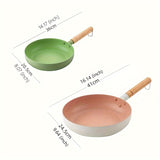 1pc Nonstick Frying Pan, Skillet, Medical Stone Coating Omelette Pan, Healthy Cookware Induction