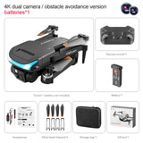Drone K101 Max Mini Drones With Dual 4K HD Camera Optical Flow 3-sided Obstacle Avoidance Localization RC Quadcopter Toys Gifts