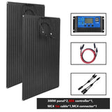 100A 300W Flexible Solar Panel 18V High Efficiency Portable Power Bank Emergency Charging Outdoor Solars Cells For Home Camping