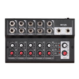 Digital Audio Mixer Professional Digital Sound Table Stereo Karaoke Live Broadcast Mixing Console Audio Console 10 Channels