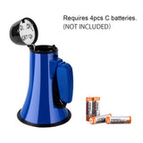 Portable Hand Speaker Megaphone Strap Grip Loudspeaker Play Horn Tour Guide Speakers Loud Volume 25w