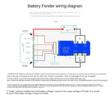 24S 72V 80A LiFePO4 Protection Board Same Port with Equalization Temperature Control BMS Battery Board(80A)