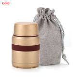 350ML Stainless Steel Thermo Mug Vacuum Flasks Insulation Barrel Portable Mini Braised Pot Mini Lunch Box Thermoses 4 Colors