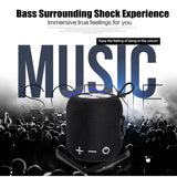 Outdoor Heavy Bass Fabric Waterproof Card Wireless Bluetooth Speakers Portable