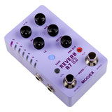 Mooer R7 X2 Stereo Multi Reverb Pedal From Classic Reverb To Modern Ambient 14 Different Reverb Types with Mix Parameter Knobs