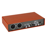 EM-02 Audio Interface Sound Card Electric Guitar Live Recording Professional Sound Card For Studio,Singing Sound Mixer
