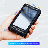 NEW NanoVNA-F V3 4.3 Inch Vector Network 1MHz~6GHz Antenna Analyzer 4.3" IPS TFT LCD VNA For MF/HF/VHF/UHF/SHntenna