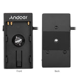 Camera DV Battery Power Supply Mount Plate Adapter with 1/4 Inch Screw for Blackmagic Cinema Pocket BMPCC 4K Cameras