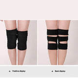 1 Pair Adjustable Therapy Brace Support Sleeve Warm Self Heating Tourmaline Knee Pad Pain Relief Patella Protector For Gift