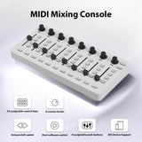 Controlle Mixing Console with 43 Knobs 8 Push Buttons BT Connection Battery/Type-C Power Supply USB MIDI