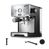 15 Bar Italian hine Stainless Steel Steam Semi-automatic Milk Bubble Espresso Coffee Maker Commercial CRM3605