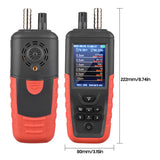 Air Quality Tester Humidity Monitor Dust Particle Counter 6-Channel 0.3um/ 0.5μm/ 1.0μm/ 2.5μm/ 5.0μm/ 10um PM2.5 PM10 Detector