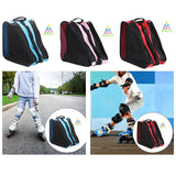 Portable Roller Bags Breathable Ski Sports Shoulder Ine Skate Bag for Adult Kid Ice Hockey Skates