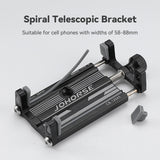 Motorcycle Electric Bicycle Smartphone CNC Aluminum Alloy Bracket Four Claws Bike Phone Holder
