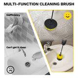 14pcs Moving Cleaning 14-piece Household Kitchen Bathroom Tools Electric Drill Brush Head Set