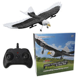 2024 RC Plane Wingspan Eagle Bionic Aircraft Fighter 2.4G Radio Remote Control Hobby Glider Airplane Foam Toys for Children Kids