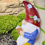 Solar Mushroom Gob Gnome Statue Garden Light IP65 Waterproof Resin Landscape Lamp Creative for Housewarming Gifts