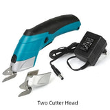 USB Cordless Electric Scissors Cloth Cut hine Rechargeable Leather Sewing Tailor Scissor Portable Hand Tool With 2PCS Blade