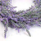 Lavender Front Door Artificial All Seasons Indoor Outdoor Floral Wreath For Wedding Party Home Wall Decor
