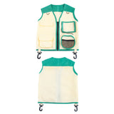 Kids Outdoor Adventure Explorer Kit Costume Vest and Hat Set Realize Children Career Dream Cosplay Gifts