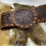 Viking Embossed Wide Belt Medieval Faux Leather Belt Renaissance Knight Corsets Belt Norse Cosplay Costume Armors Belt NEW