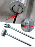 18.5/23/25m Hinges Gap Adjusting Hook CR-V Spanner Key for Round Bolt Hand Adjustable Wrench Tools