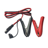 100CM 14AWG Alligator Crocodile Clip to SAE Connector Release Quick Disconnect Car Solar Power Charging Extension Cable
