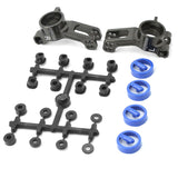 2Pcs Metal Rear C-Hub Carrier Caster Block IFW608B For Kyosho MP10 1/8 RC Car Upgrade Replacement