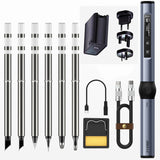 FNIRSI HS-01 PD 65W Electric Soldering Iron Adjustable Constant Temperature Fast Heat Portable Welding Solder Station