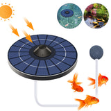 ating Solar Pump Aerator Pumps For Aquarium Fish Tank Pond Fishing Oxygenation with Air Hoses and Bubble Stone