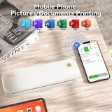Peripage P40 A4 Thermal Portable Wireless Mobile Photo Printer - Inkless Print, Supports 2''/3''/4''/216mm/210mm A4&A5 Paper