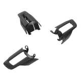 Steering Wheel Cover Trim Heat Resistant High Accuracy Colorfast Professional Steering Wheel Control Button Frame Carbon Fiber