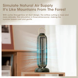 New Mini USB Rechargeable Tower Table Fan - 3600mAh Battery, Portable For Home, Study, Camping