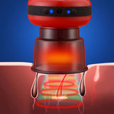 Intelligent Vacuum Cupping Massage Device Electric Heating Scraping Suction Cups Physical Fatigue Relieve Health Guasha Cans
