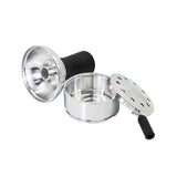 CRUSHER Arab Hookah Metal Bowl Set Charcoal Holder with Cover Heat Management System Chicha for Smoking Accessories